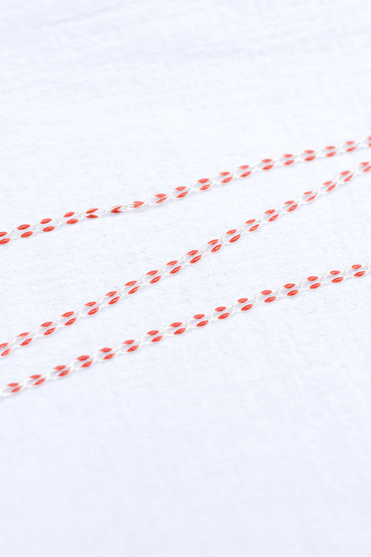 Burnt Orange Enamel Chain, SP125