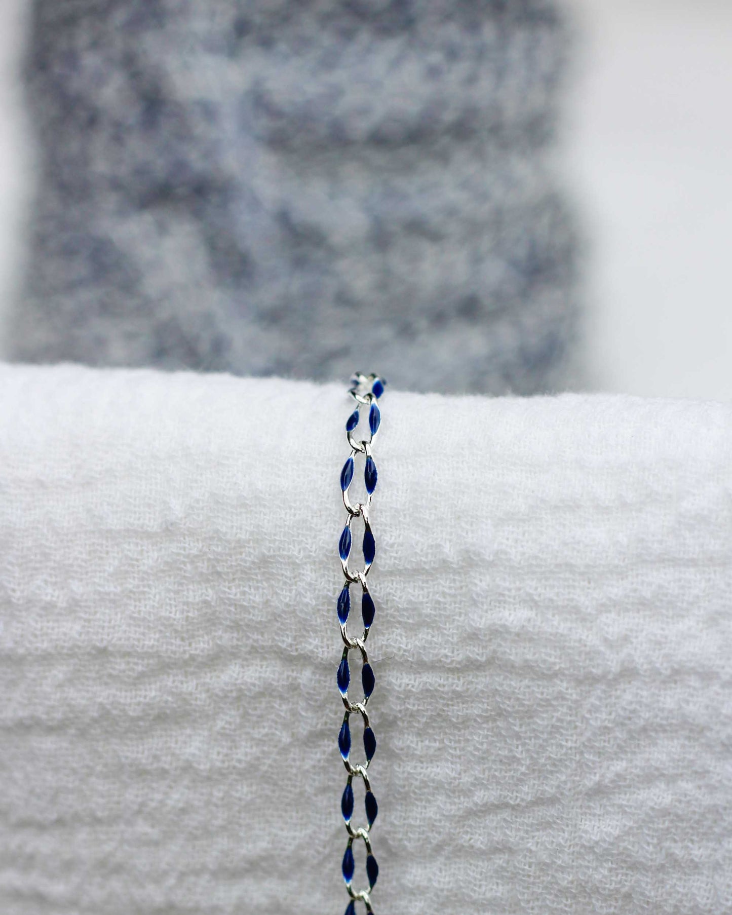 Blue Enamel Chain, SP131