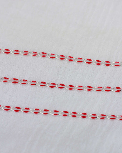 Red Enamel Chain, SP130