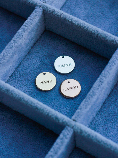 12.7mm Custom Circle Charm, CH153
