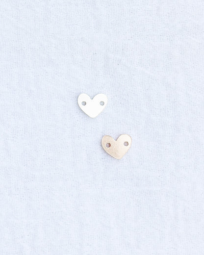 6x7mm Asymmetrical Heart Connector, CN235