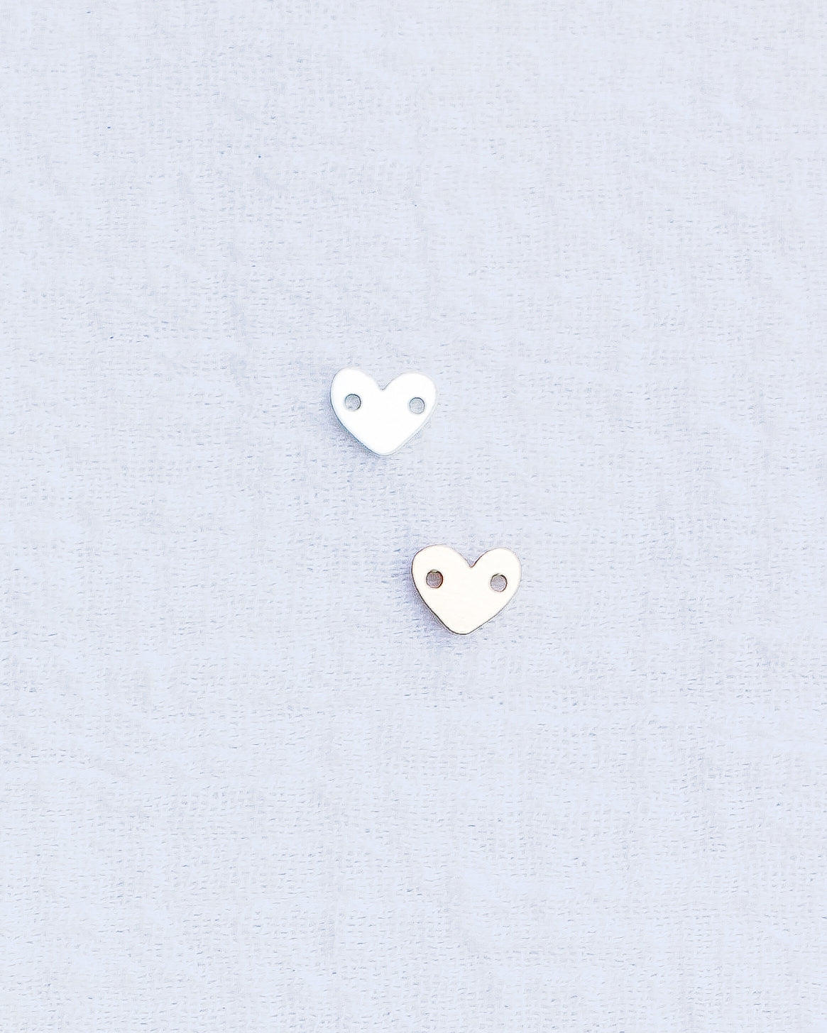 5x6mm Asymmetrical Heart Connector, CN232