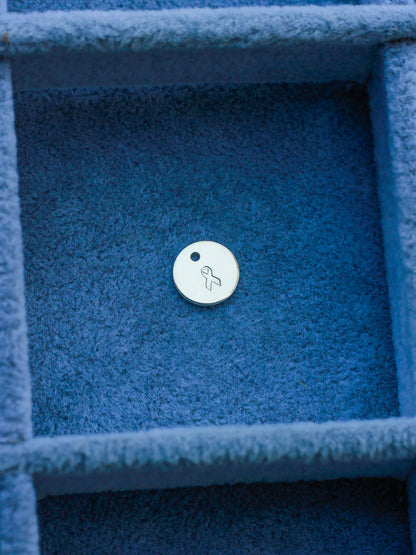 9.5mm Awareness Ribbon Charm, CH154