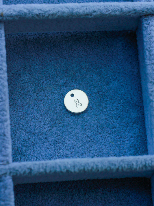 9.5mm Awareness Ribbon Charm, CH154