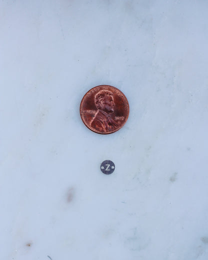 Sterling Silver Letter Connector, CN196