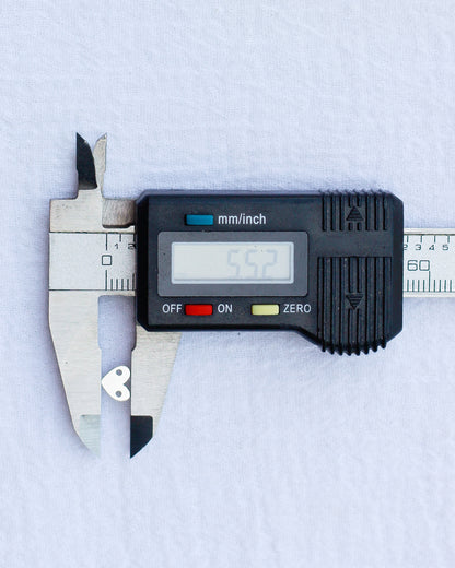 5x6mm Asymmetrical Heart Connector, CN232