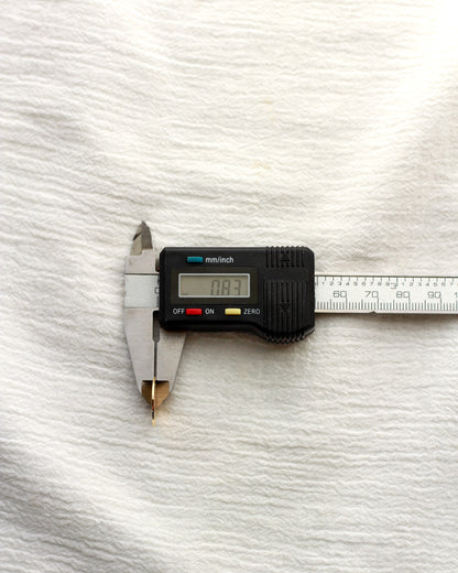 15.9mm Blank Disc Charm, B72