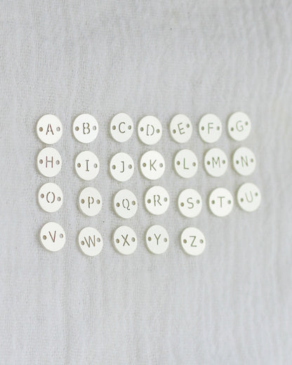 Sterling Silver Letter Connector, CN196