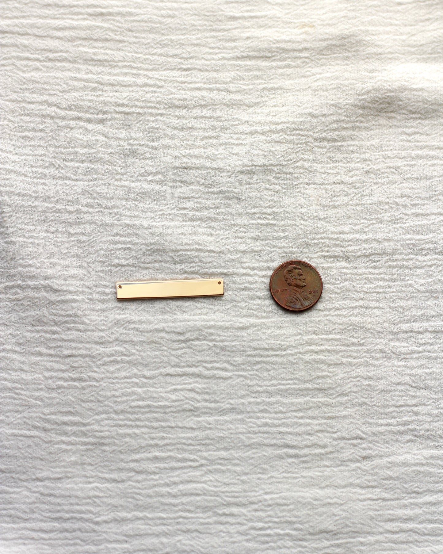 1.5x.25" Blank Necklace Connector, B91