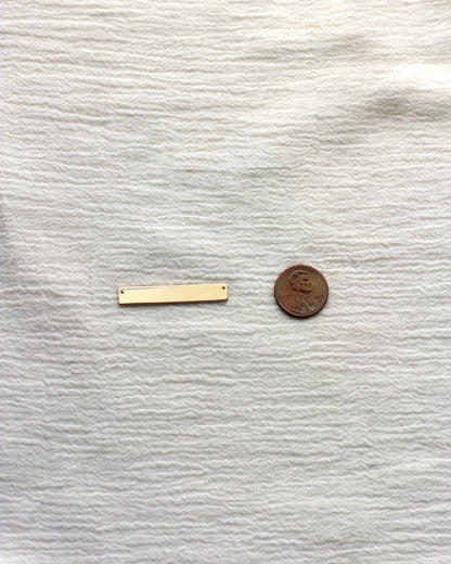 1.5x.25" Blank Necklace Connector, B91