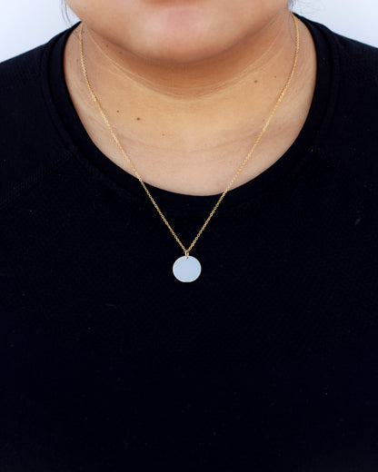 15.9mm Blank Disc Charm, B72