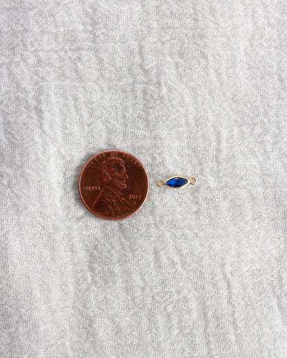3mm CZ Marquise Birthstone Connector, CN306