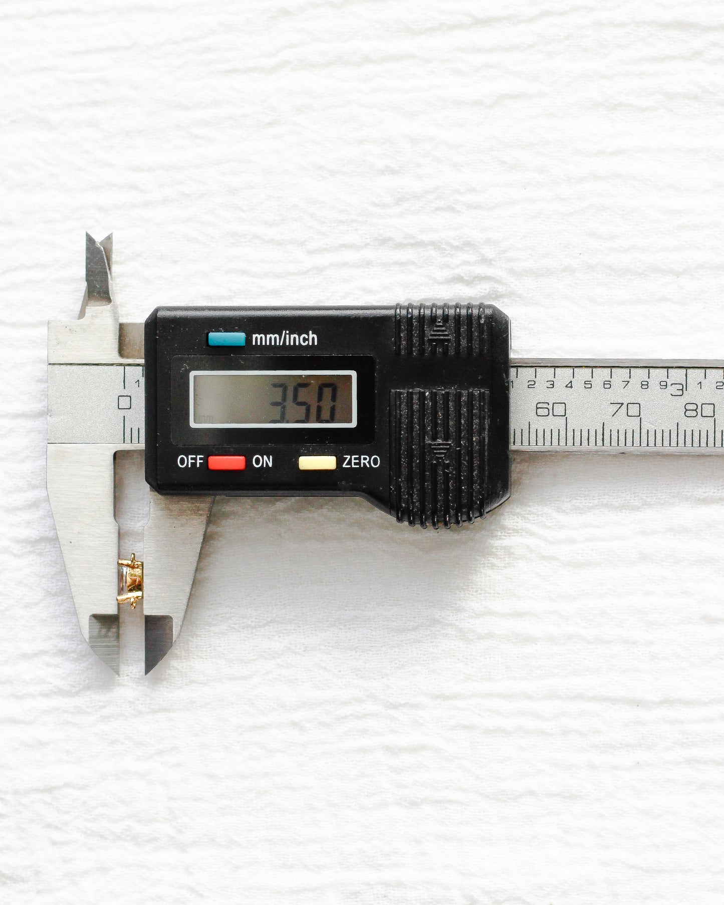 White CZ Oval Connector, CN228
