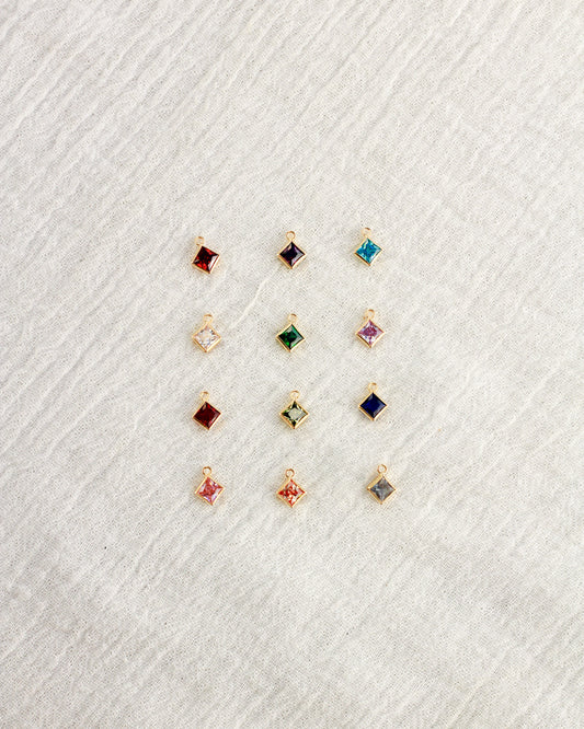 4mm Diamond Birthstone Charm, CH253