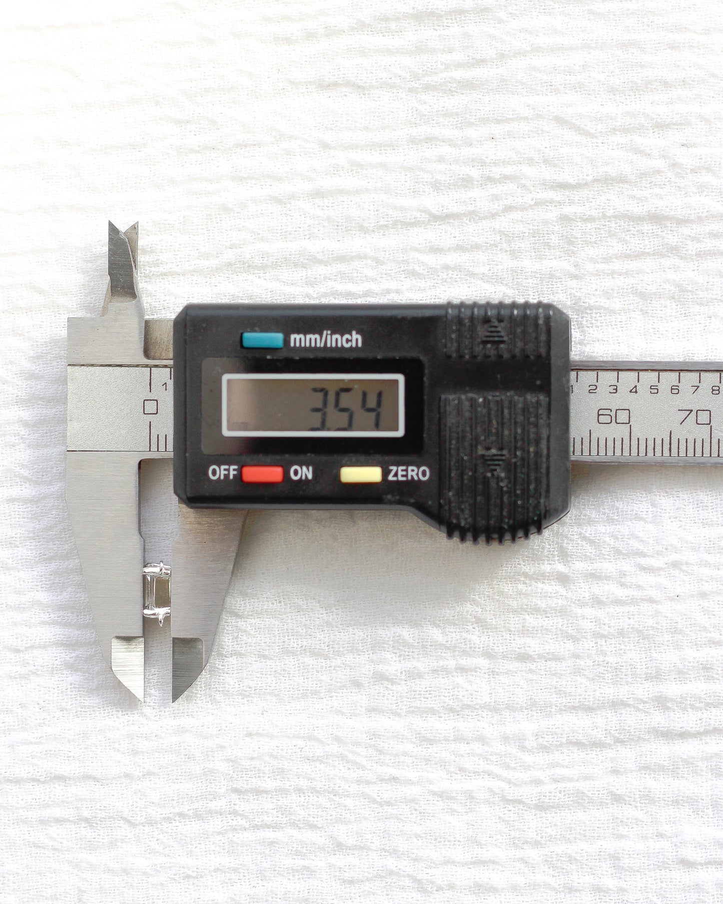 White CZ Emerald Connector, CN229