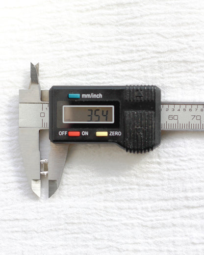 White CZ Emerald Connector, CN229
