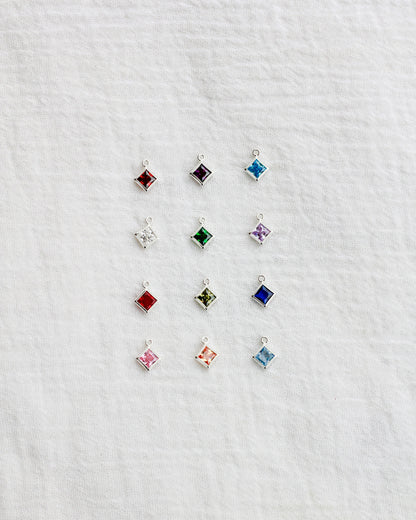 4mm Diamond Birthstone Charm, CH253