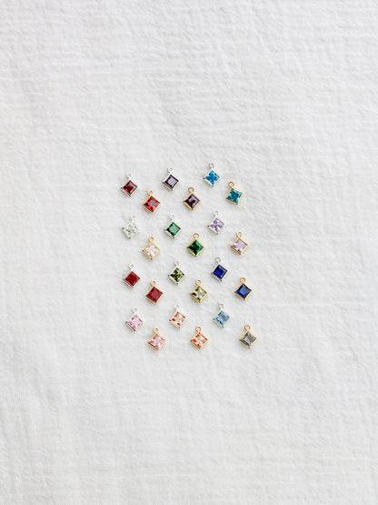 4mm Diamond Birthstone Charm, CH253