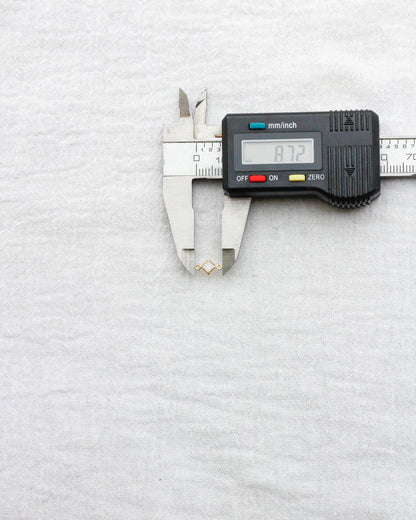 3mm White Opal Diamond Shaped Connector, CN313