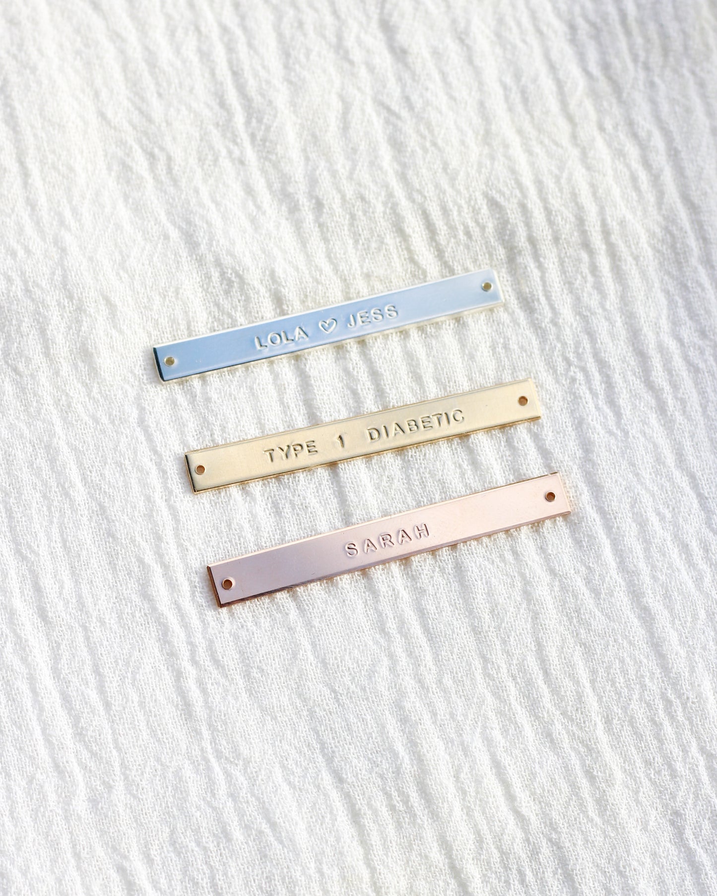 1.75" Custom Text Bracelet Connector, CN272