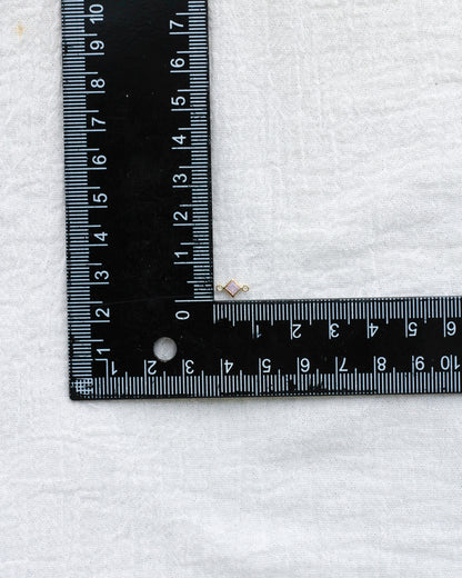 3mm Pink Opal Diamond Shaped Connector, CN314