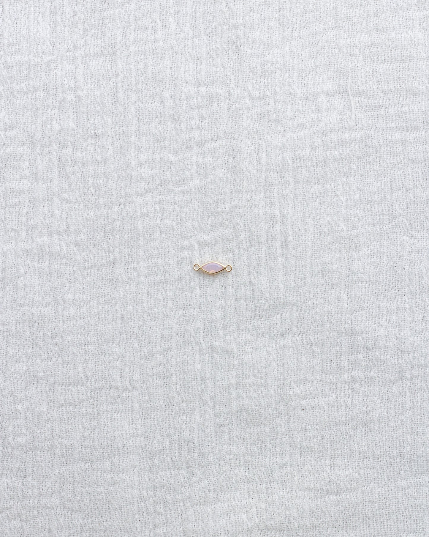 3mm Pink Opal Marquise Connector, CN318