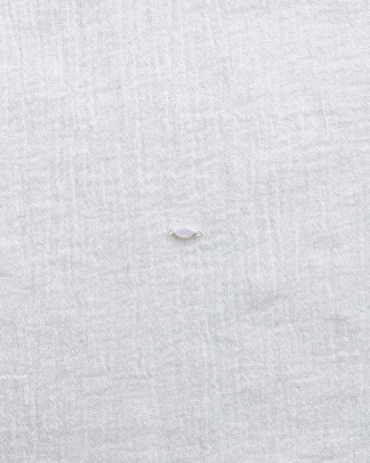3mm Pink Opal Marquise Connector, CN318