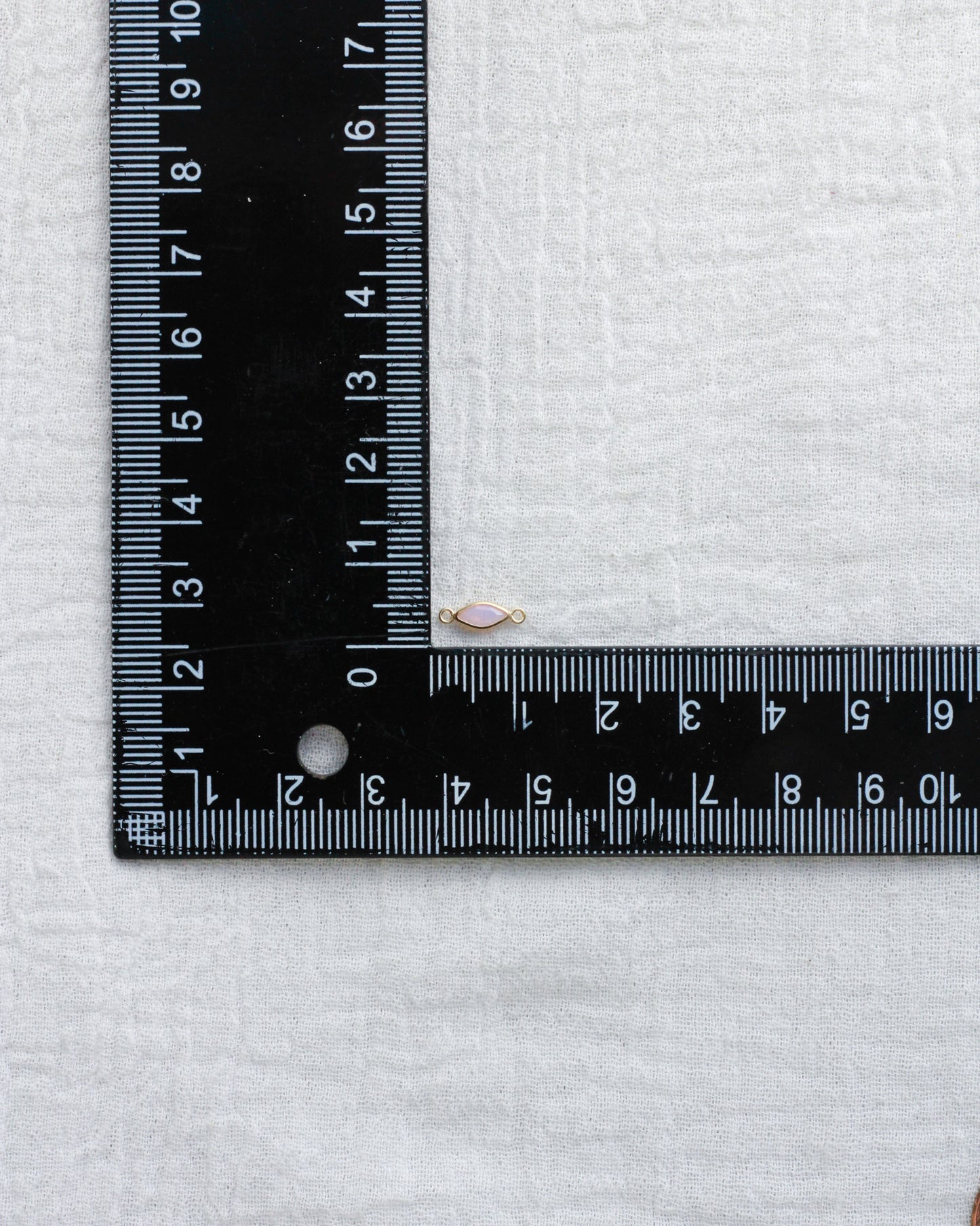 3mm Pink Opal Marquise Connector, CN318