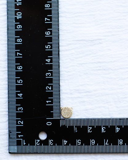 CZ Pave Disc Connector, CN231