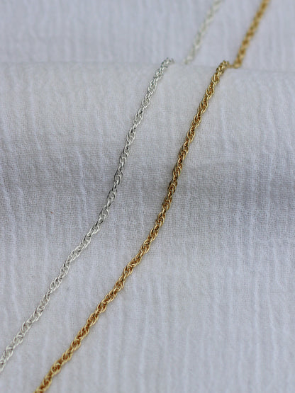 2.3mm Rope Chain, G50, S50