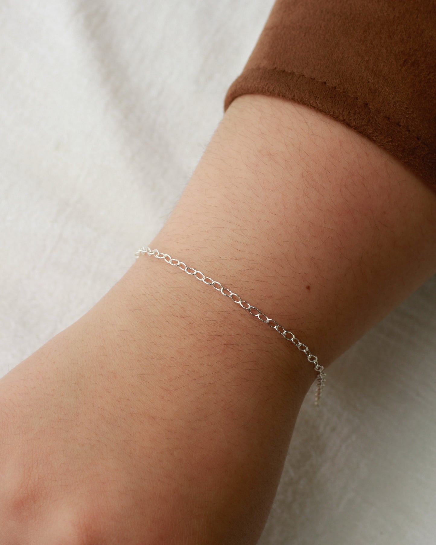 2.6mm Alternate Flat Patterned Cable Chain, S228