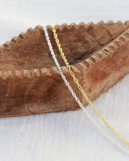 1.5mm Rope Chain, G3, S3