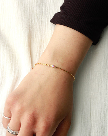 3mm Birthstone Connector, CN115