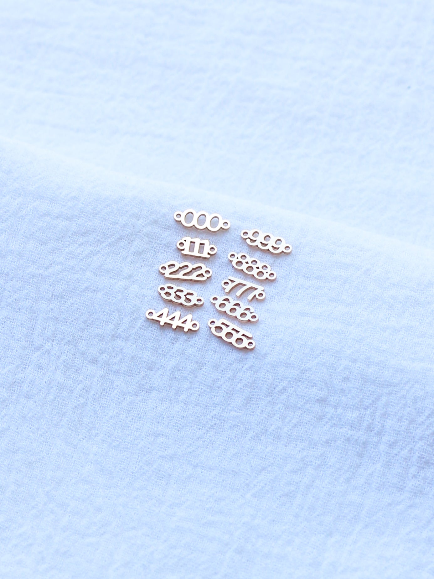 Gold Filled Angel Numbers Connectors, CN216