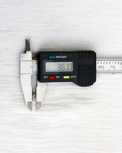 Black Onyx Marquise Connector, CN320