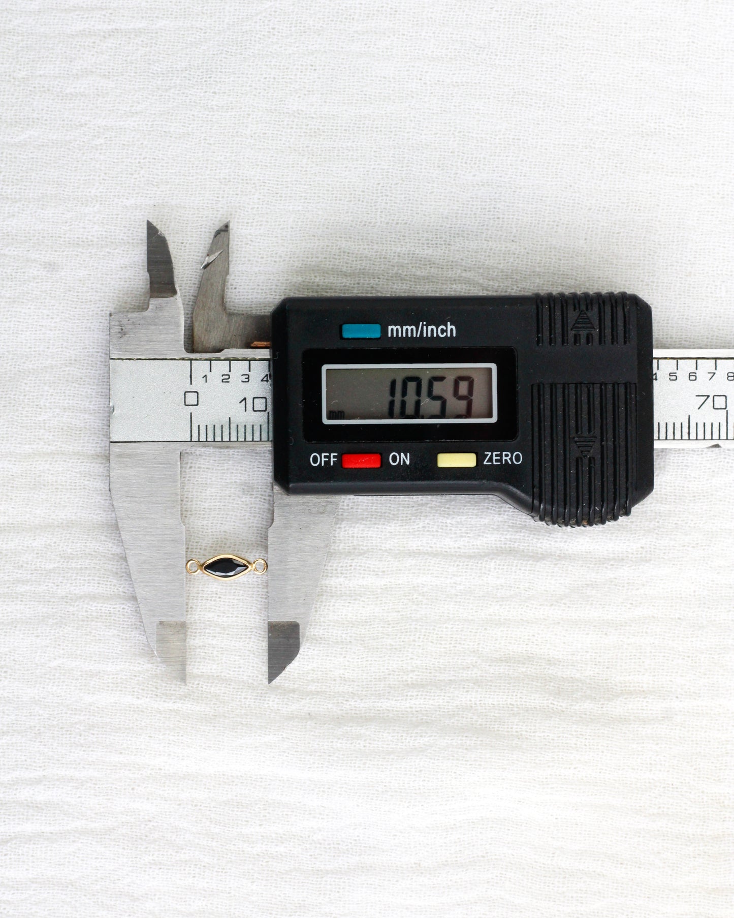 Black Onyx Marquise Connector, CN320