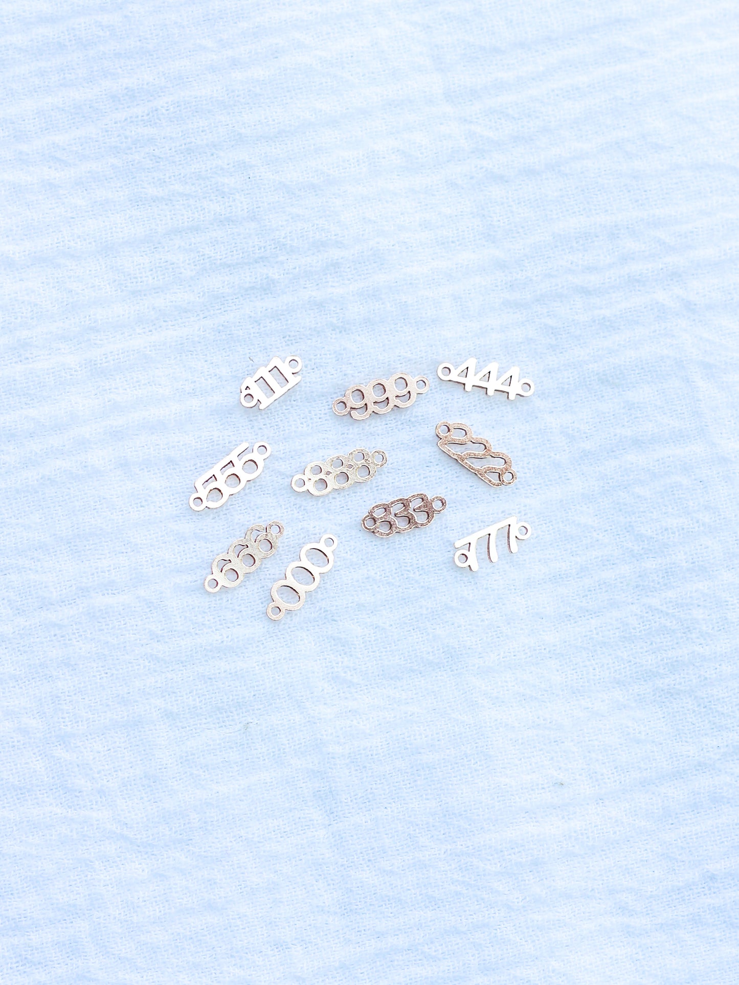 Gold Filled Angel Numbers Connectors, CN216