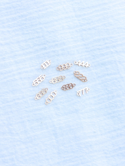 Gold Filled Angel Numbers Connectors, CN216