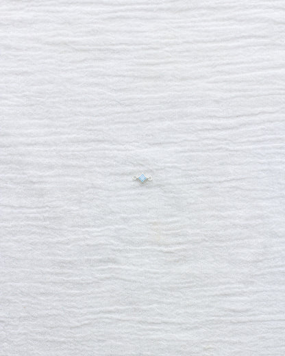 3mm Blue Opal Diamond Shaped Connector, CN315