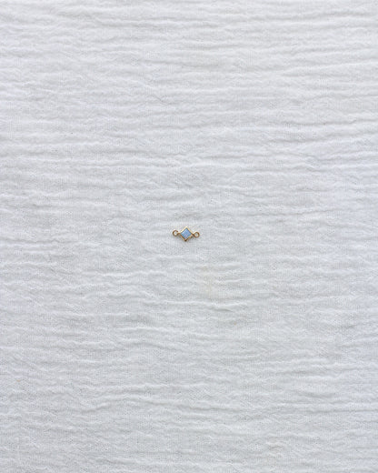 3mm Blue Opal Diamond Shaped Connector, CN315