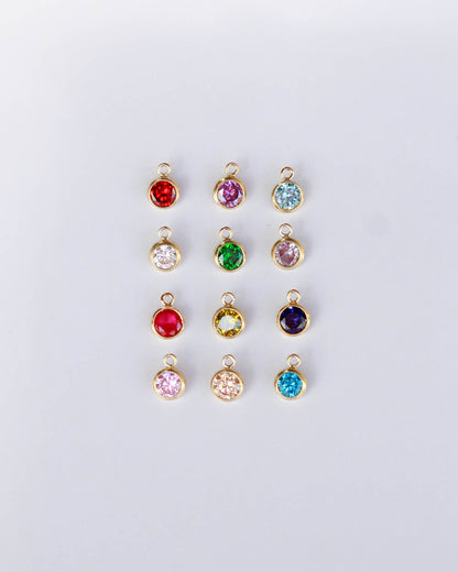 4mm Birthstone Charm,  CH11