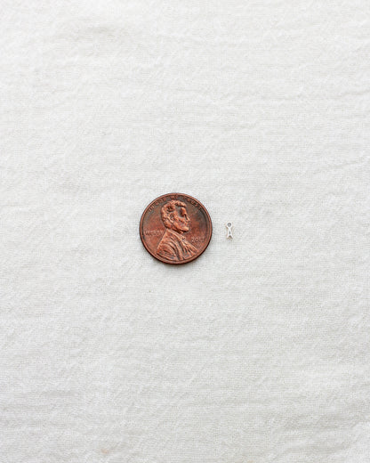 Mini Letter Charm, .925 sterling silver, CH319