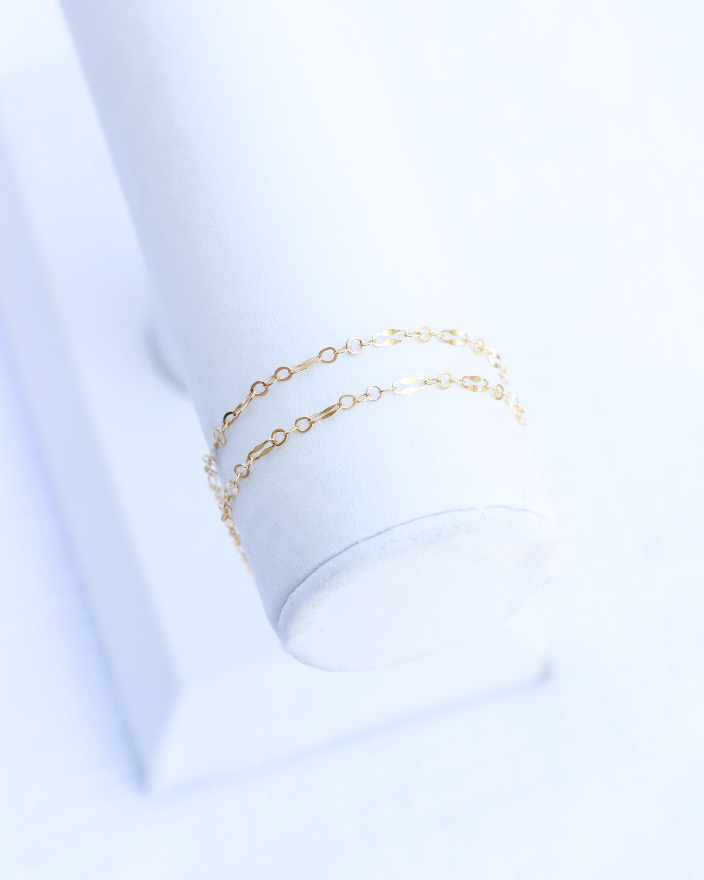 2.2mm Dapped Long and Short Chain, G69