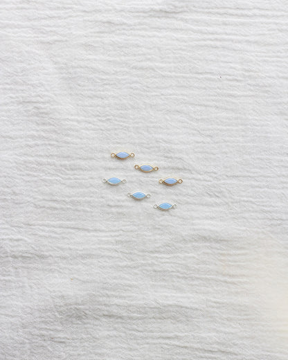 3mm Blue Opal Marquise Connector, CN319