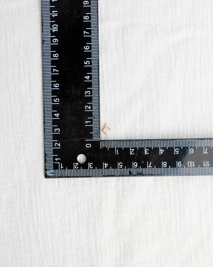 4mm Pink Opal Diamond Shaped Charm, CH257
