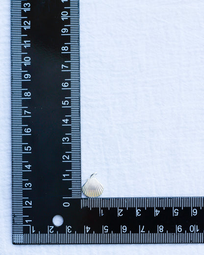 Flat Scallop Shell Charm, CH113