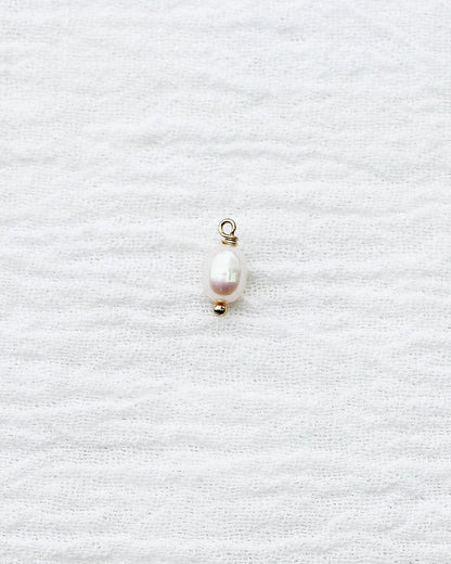 Freshwater Pearl Gold Filled Charm,  CH109