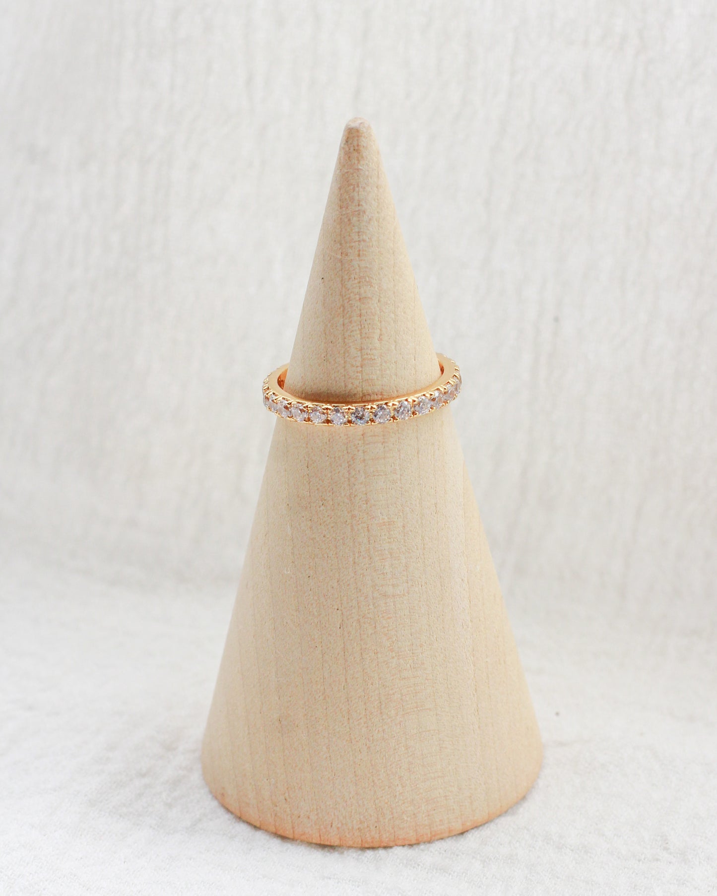 Cubic Zirconia Stacking Band Ring, R53