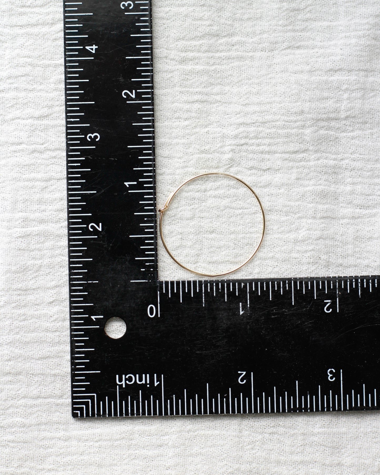 30x.70mm Wire Beading Hoop Earrings, E62