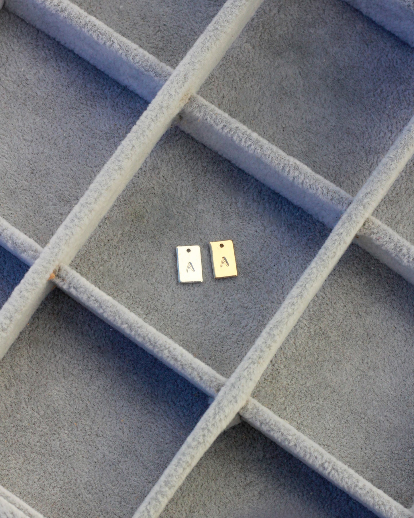 A-Z Rectangle Charm, CH266